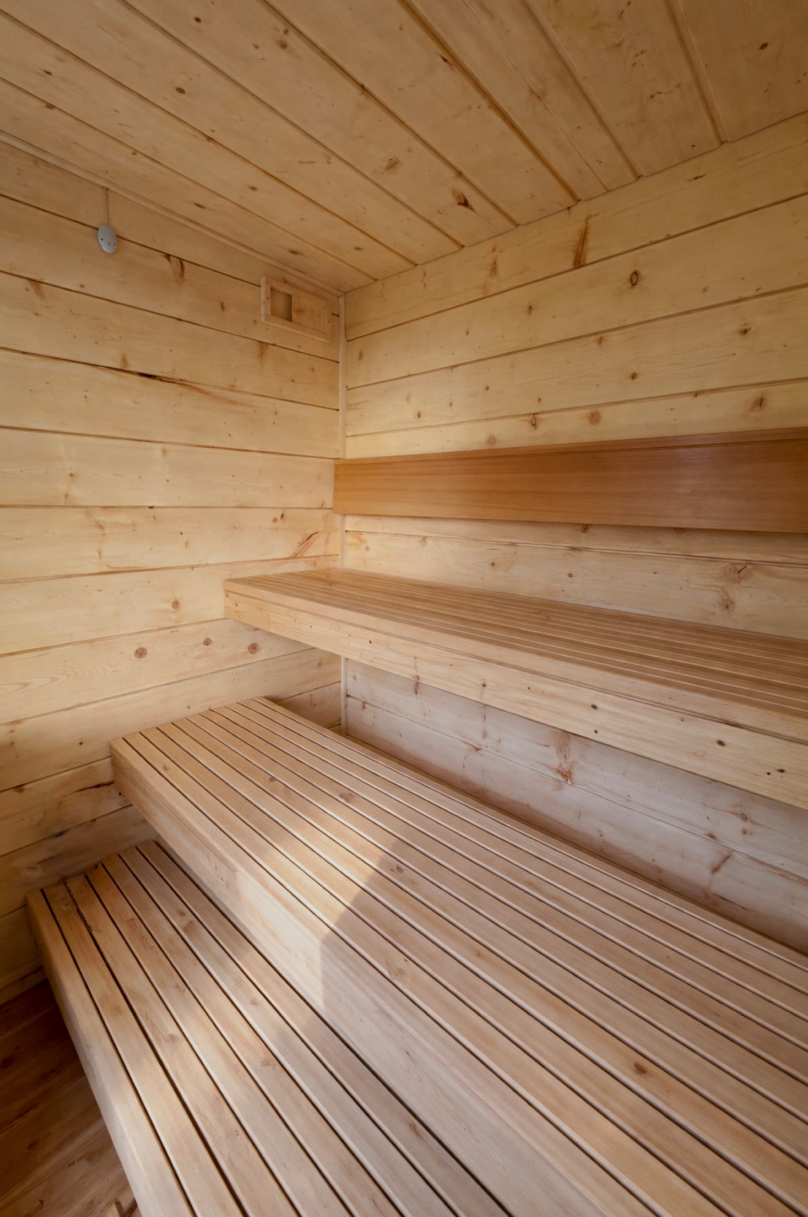 Solid timber interior. Soft, even heat